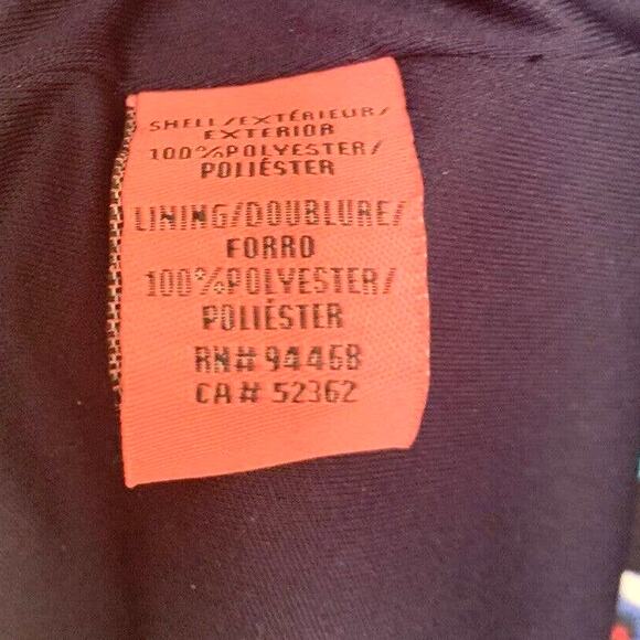 Betsey Johnson Dress 12 Black Aqua Sheer Swirl Floral Festival Whimsy Goth - Picture 4 of 6